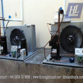 Kho lạnh trữ đông và cấp đông sản phẩm thịt Bò Úc nhiệt độ -15 Oc đến -22 Oc